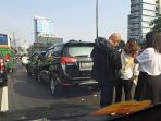 Kecelakaan Beruntun di Tol Dalam Kota