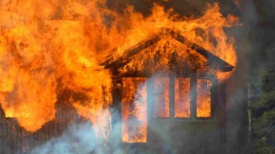 Kebakaran di Gunungputri Bogor