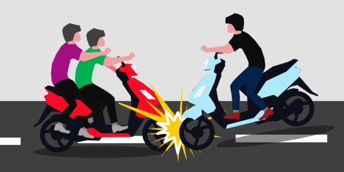 Kecelakaan Antar Dua Motor di Jalan Raya Tajur Bogor Akibatkan Satu Orang Tewas