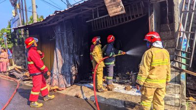 Bengkel di Tamansari Bogor Kebakaran