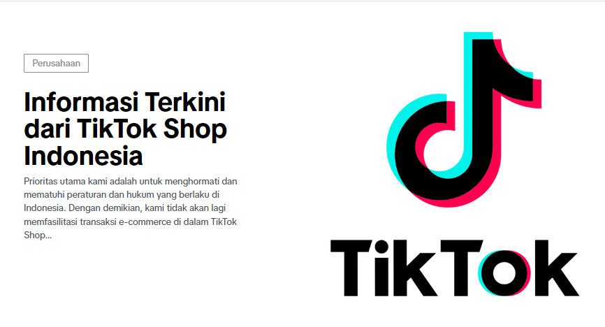 TikTok Shop Tutup