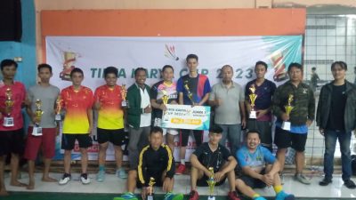 Daftar Juara Turnamen Bulutangkis Tirta Karya 2023 di Dramaga Bogor