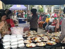 Polresta Bogor Kota Kembali Beri Sarapan Gratis dan Layanan Kesehatan