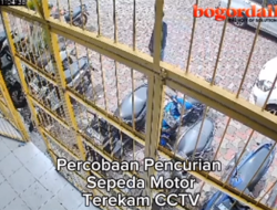Pria Ini Terekam CCTV saat Mau Curi Motor di Cimanggu Bogor