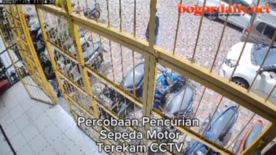 curi motor Cimanggu Bogor