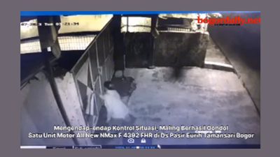 maling motor Tamansari Bogor