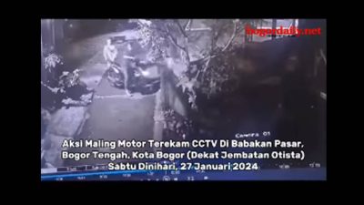 maling motor Babakan pasar Bogor