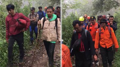pendaki hilang di gunung pangrango