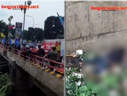 Sopir Mobil Pikap Lompat dari Jembatan Bale Binarum Bogor