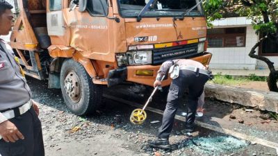 Truk Kecelakaan Beruntun di Leuwisadeng Bogor, Tabrak Motor dan Angkot