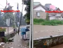 Tanggul di Kampung Pulo Empang Bogor Jebol