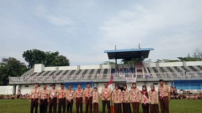 Kwartir Ranting Pramuka Kecamatan Tanah Sareal Gelar Pesta Siaga di Lapangan Lanud Ats