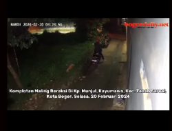 Viral, Komplotan Maling Gasak Motor di Tanah Sareal Bogor