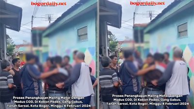 Maling motor Kebon Pedes Bogor
