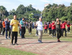 Pemkab Bogor Gelar Senam Bersama, Gaungkan Pemilu 2024 Sukses