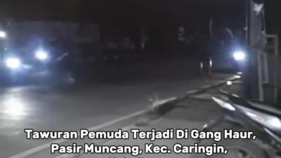 Viral Tawuran di Caringin Bogor, Bawa Petasan hingga Sajam
