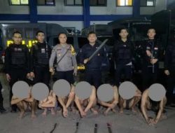 Polres Bogor Gagalkan Tawuran Gangster di Cibinong, 7 Remaja Bawa Sajam Ditangkap