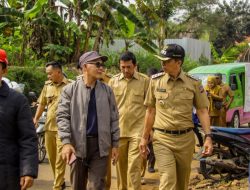 Wakil Wali Kota Bogor Dedie Rachim Cek Lokasi Bencana, Ini Pesannya