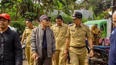 Wakil Wali Kota Bogor Dedie Rachim Cek Lokasi Bencana, Ini Pesannya