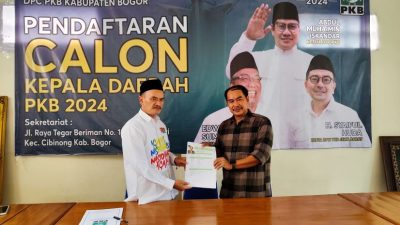 Politisi Gunungsindur Sulhajji Jompa Daftar Jadi Bakal Calon Bupati Bogor, Kembalikan Berkas ke DPC PKB