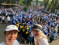 Ribuan Warga Kota Bogor, Ikut Senam Asyik Bareng Kang Dedie