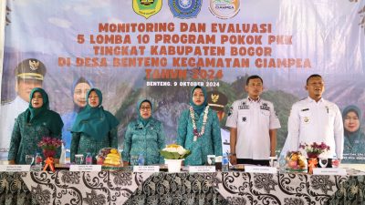 Pj Ketua TP PKK Kabupaten Bogor Lakukan Monitoring 10 Program PKK di Desa Benteng